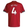 Koszulka Manchester United De Ligt 4 Domowe 2025-26 Koszulki Piłkarskie Krótki Rękaw